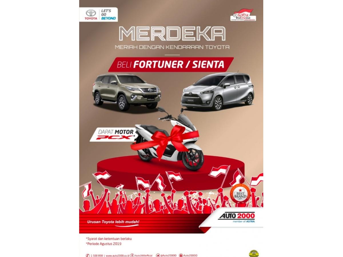 BELI FORTUNER ATAU SIENTA BAWA PULANG HONDA PCX