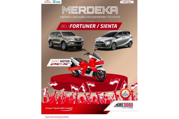 BELI FORTUNER ATAU SIENTA BAWA PULANG HONDA PCX